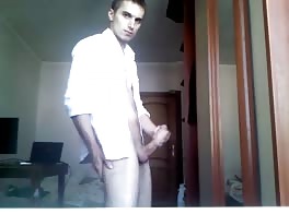 white shirt jerking