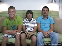 Three Straight Americana Teen Boys Adventure