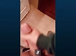 Cute cock dude jerking for a fake girl