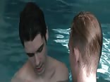 In the pool