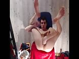 Self-fisting boy