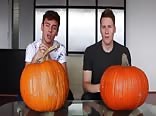 Tom Daley:  and D Lance Black: Pumpkin Carving