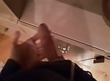 slaping my dick