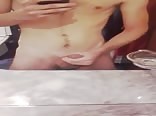 mirror cum shot -- twink
