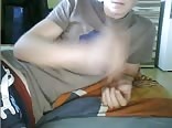 Austrian Cutie Fingering His Round Ass On Cam, Nice Cock Too