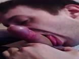 Ethan sucking his friend in jockstrap