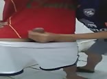 Handjob in the boysroom