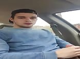 jerk off in car - more @ Gayboy.ca