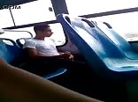 guy masturbating on bus