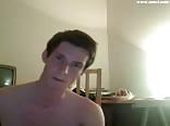 Lean Brit with HUGE cock shoots SEMEN all over