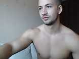 Horny romanian hunk on webcam