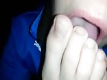 Young Boy Licks Feet