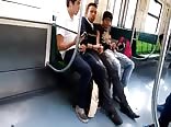Naughty Teens on Train
