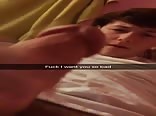Tasting his pre cum