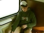 guy gets undressed by train and snow