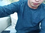 Shy guy jacking off on cam