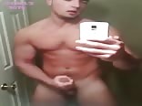 Str8 Jock Jacks It On Mirror