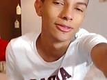 Beautiful latin boy wank big cock on cam & cum a huge load