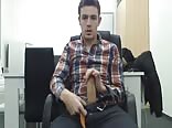 Young guy wanking