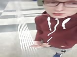 Nerd wanking in public^^