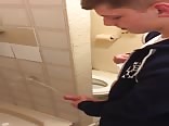 Teen Proud that he Can Cum and Pee at the Same Time