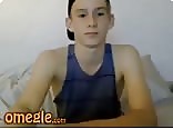 Smooth wanker boy on cam