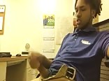 Black boy in the office