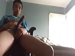 18 year old black boy jacking off and busting a nut