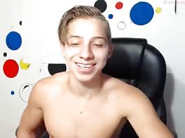 Nice camboy wank & cum 1157