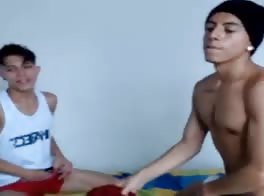 Horny latin guys on webcam part 1