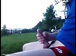 Cyclist Wanking