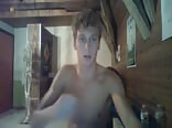 Hot Danish blond Lad Jerking on Cam