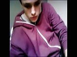 purple hoodie