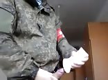  Russian soldier cum 2 times for 1 minute 