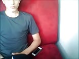 red sofa