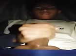 a smooth boy masturbates