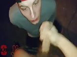 Sucking straight dude then jerk off together