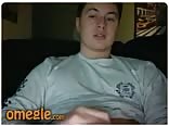 Omegle - Straight College Jock Jerking Off