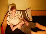 ginger boy wanking and cumming
