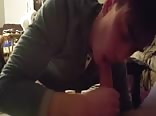 hot twink sucks cock & swallows cum