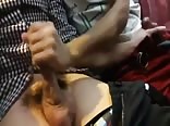 2 boys wank on public bus