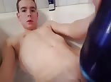 cumming in the bathtub