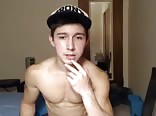 Teen Muscle Hunk Jerks Off For Cam