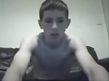 Chav lad has a wank and a smoke