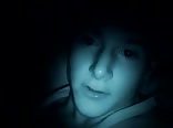 A smooth boy masturbates in the dark