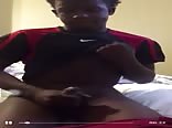 Black teen jerk off