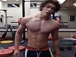  Hunk Flexes His Muscles (No Nude)