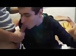 sucking two men after school 