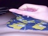 Teen slo-mo cumshot on his undies