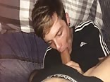 AA Vid - Gay porn British boy sucking a big cock